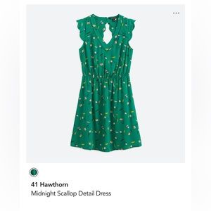 41 Hawthorn Midnight Scallop detail dress. (Size XXL)